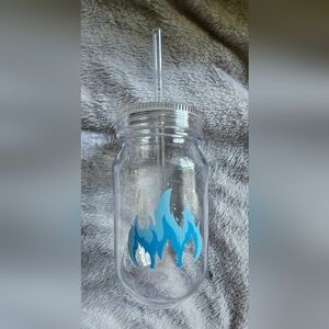 Hermione's Bluebell Flame Jar drinking tumbler - Plastic